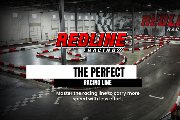 Go-kart racing line diagram.